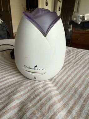 Young Living White Diffuser with Purple Accent Top
